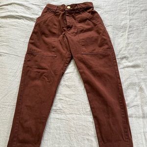 Big Bud Press Pencil Pants Burnt Orange
